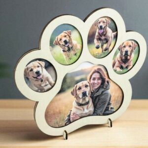 Cute little paw picture frame