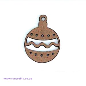 Christmas Tree Ornament Dark Wood