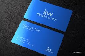 Customized Aluminum Business Cards pack of 100 ( Blue  Engraved with your details)