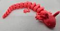 3D Printed Axolotl Red